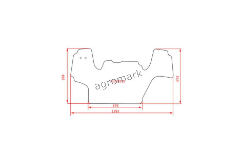 Dywanik podłogowy (trackmat/welur)