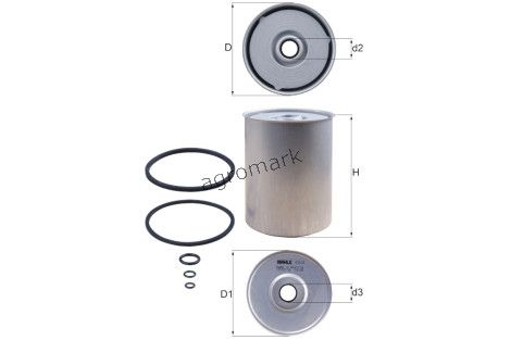 Filtr Paliwa Mahle | Knecht Filters KX24D