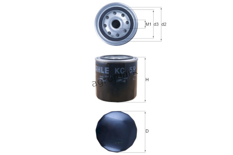 Filtr paliwa Mahle | Knecht Filters KC59