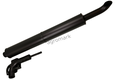 Kompletny układ wydechowy Massey Ferguson 4287245M1 + 4286760M4