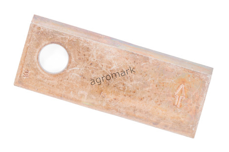 NOŻYK KOSIARKI LEWY 120X48X4 FI 18,5 mm ORYGINAŁ - paczka 25 szt