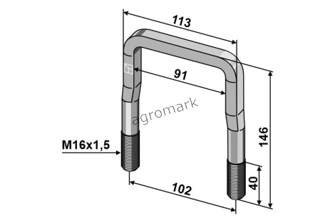 JARZEMKO 113X146 M16X1,5 IND
