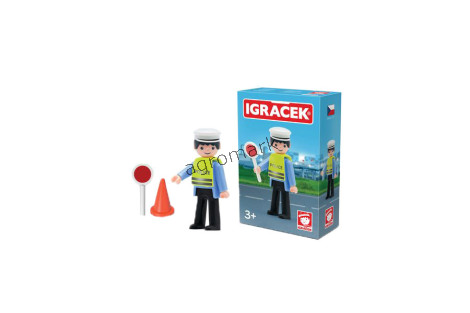 Igracek policjant drogowy i akcesoria
