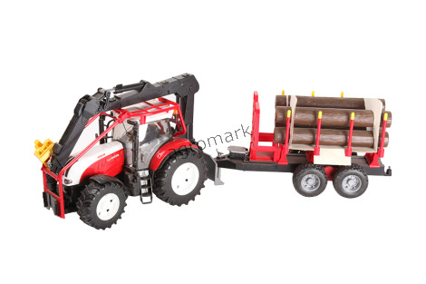  Traktor Steyr CVT 6230 leśny + 4 pnie