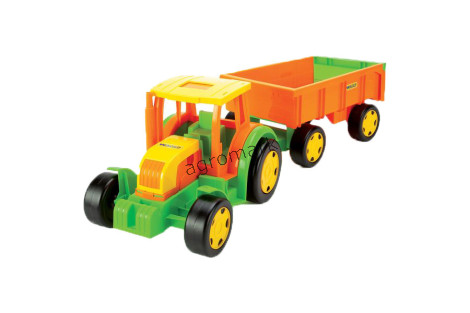 Gigant Traktor z przyczepą w siatce