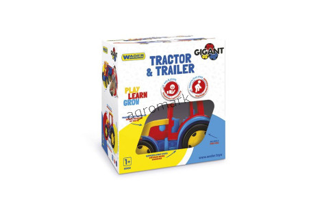 Gigant Traktor z przyczepą