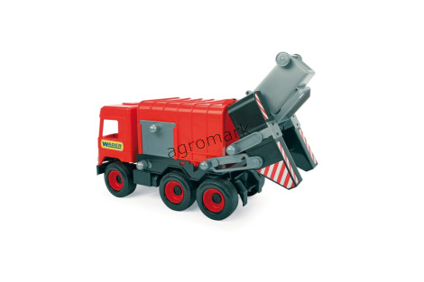Middle Truck śmieciarka czerwona w kartonie