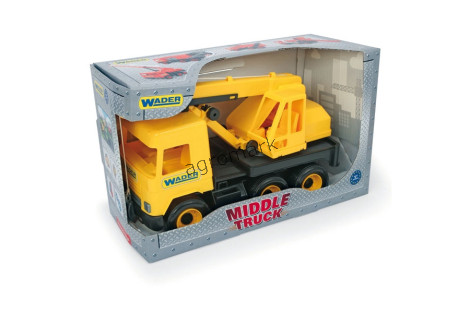 Middle Truck dźwig żółty w kartonie