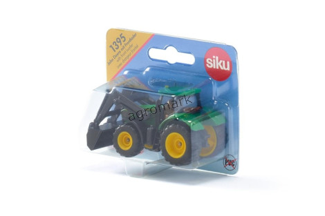 Traktor John Deere z przednią ładowarką