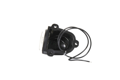 Lampa obrysowa przednia, jednofunkcyjna, 12V-24V + przewody 20cm LgY-S 0,75mm2, diody