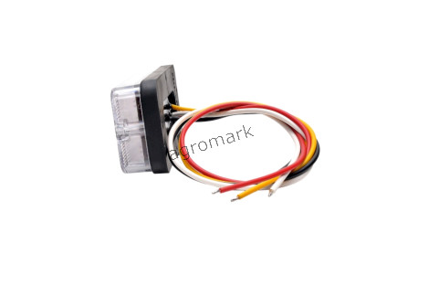 Lampa zespolona tylna, 12V-24V + przewody 38cm LgY 0,75mm2, diody