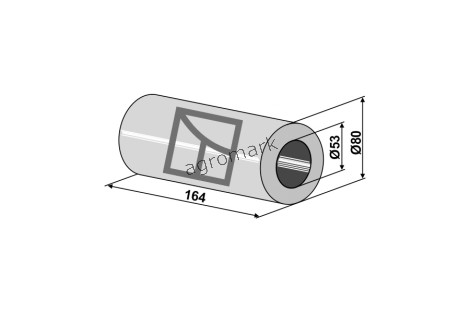 TULEJA DYSTANSOWA 80X164 IND
