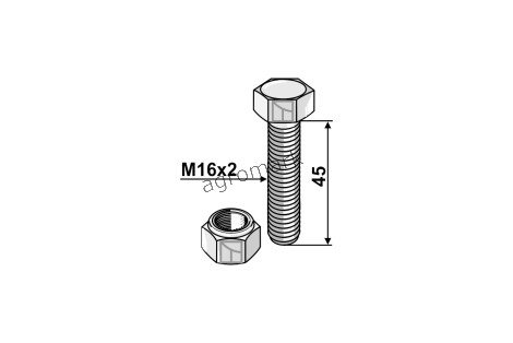 ŚRUBA M16X45 IND