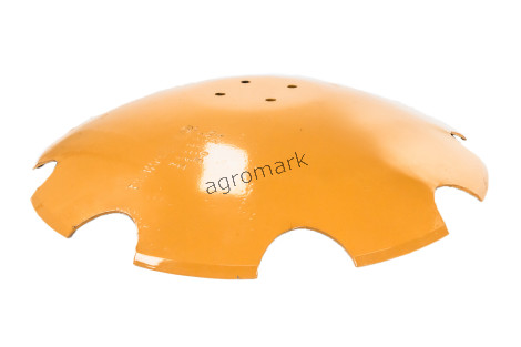 Talerz: 560x4 mm, Otwory: 4  uzębiony STAL BOROWA
