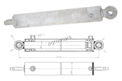 Cylinder 80/50/460