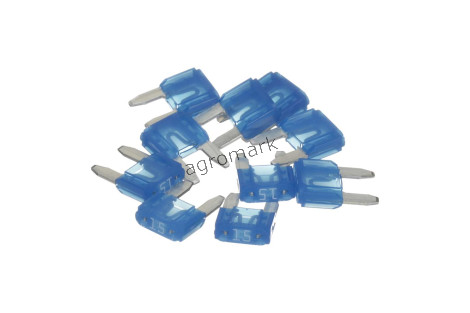 BEZPIECZNIK,15A, Mini, Blue