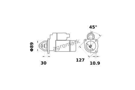 ROZRUSZNIK 62/930-203 12V - 4,2 kW ISKRA / MAHLE / LETRIKA JX B186882