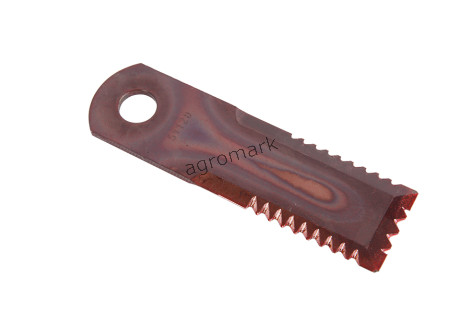 Nóż sieczkarni Rasspe zebaty 175x50x4,5 mm Fi 20,1 mm