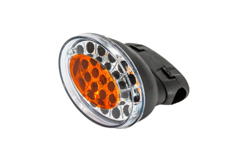 Lampa LED przednia kierunkowskaz New Holland montaż na rurkę fi 25mm