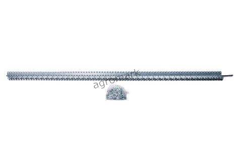 Spinka pasa MS25 stal galwanizowana 1metr, min śr.rolki 75mm, max wytrz. 450N/mm,grubość pasa 3.5-7.5mmm