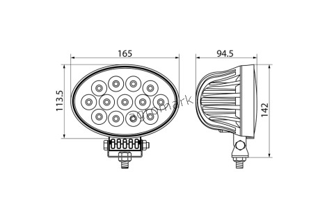 Lampa robocza LED HC-CARGO 172046