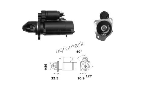 ROZRUSZNIK 62/930-289  12V  4.2KW  3x127 Z-10