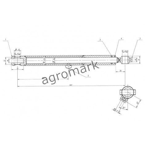 Cylinder CN-SO4-16-25/302