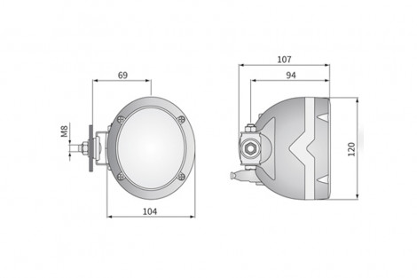 Halogenowa lampa robocza WESEM