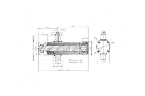 SIŁOWNIK HYDRAULICZNY TELESKOPOWY METAL-FACH SOKÓŁKA