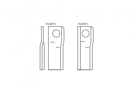 Nozyk zwichrowany 112x48x4 Fi19 mm - paczka 25 sztuk