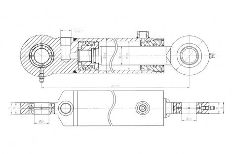 Cylinder wspomagania CJ2D-P-32/305W