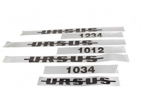 Komplet naklejek różne typy Ursus U-1034, U-1012, U-1234