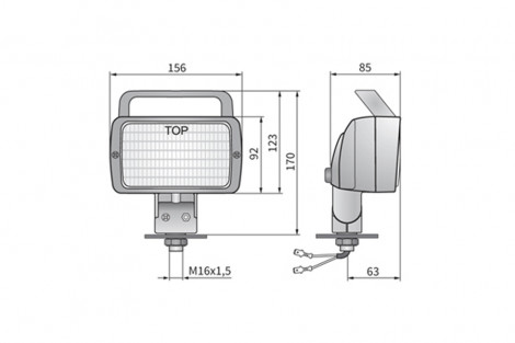 Lampa robocza