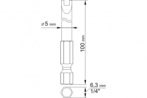 BITY DŁUGIE SPANNER 4X100, 8X100