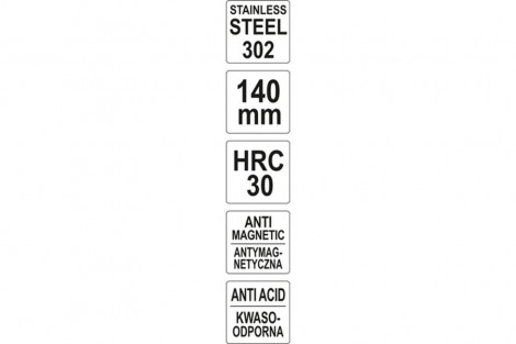 Pęseta prosta 140 mm