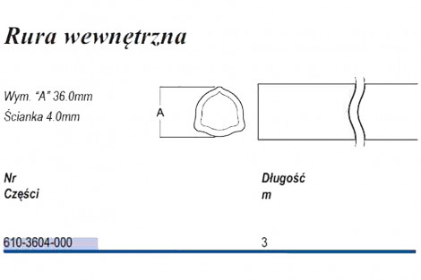 Rura  trójkąt  D36  T-4wew