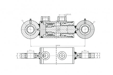 Siłownik hydrauliczny