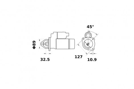 ROZRUSZNIK ISKRA / MAHLE / LETRIKA SILNIK SISU 634DWE