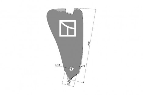 OSŁONA GRZĄDZIELI PRAWA DELTA FLEX 7204027029 IND