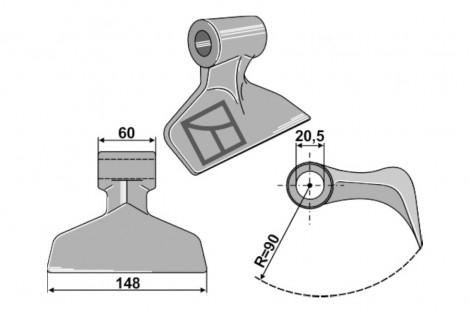 BIJAK MŁOTKOWY M03400410 IND