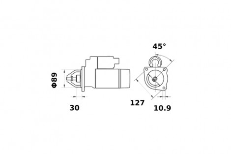 ROZRUSZNIK 62/930-203 12V - 4,2 kW ISKRA / MAHLE / LETRIKA JX B186882