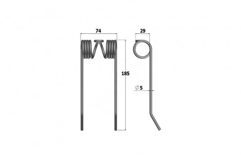 Palec podbieracza WELGER KLI0365 ap-41,42,45,53