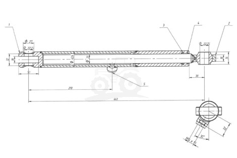 Cylinder CN-SO4-16-25/302