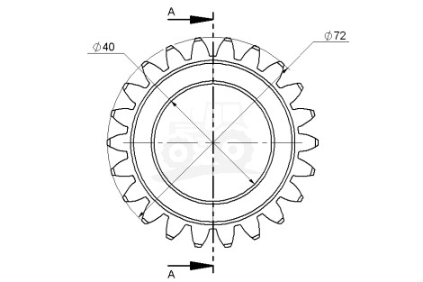 Koło zębate Rolmus 5270/13-162