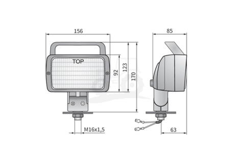 Lampa robocza