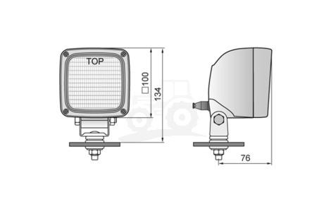 Lampa robocza + ZARÓWKA H3 53351050