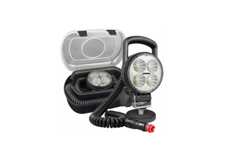 Lampa robocza LED fi 86-35 1000lm 12/24v wtyk. do zapal.