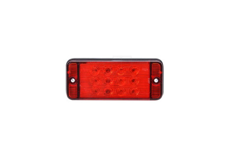 Lampa przeciwmgielna, jednofunkcyjna, 12V-24V + przewody 38cm LgYS 2x0,75mm2, diody