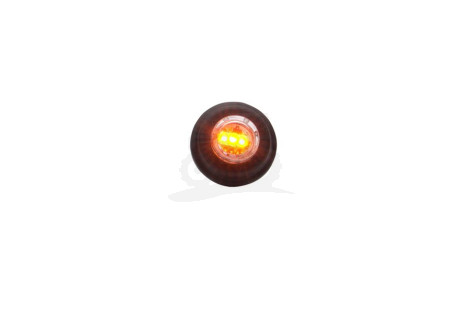 Lampa pozycyjna boczna, 12V-24V + przewody 22cm LgY-S 0,75mm2, diody