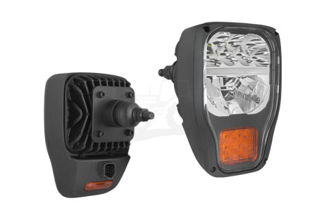 Reflektor przedni K1 moduł LED 12V-24V z tylnym uchwytem i wbudowanym złączem DT04-6P - prawy/lewy